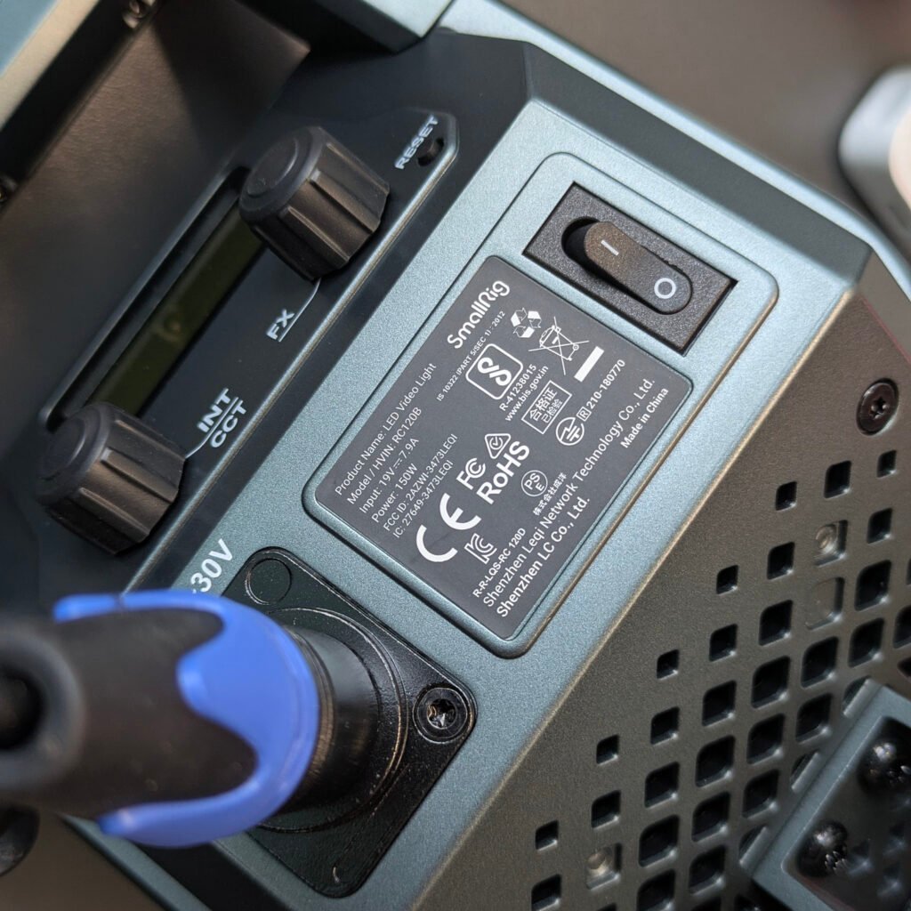 PAT testing photography equipment